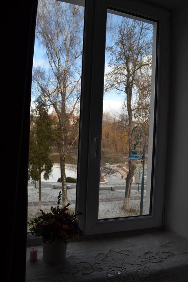 Квартира Двохкімнатна Фонтан Apartment คาเมียเนตส์-โปดิลสกี ภายนอก รูปภาพ