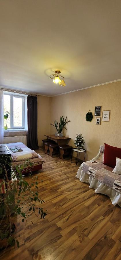 Квартира Двохкімнатна Фонтан Apartment คาเมียเนตส์-โปดิลสกี ภายนอก รูปภาพ